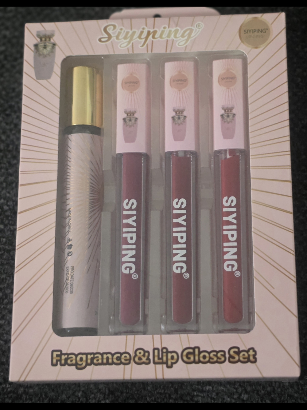 Siyiping Lip Gloss Set - Pink Red Shades
